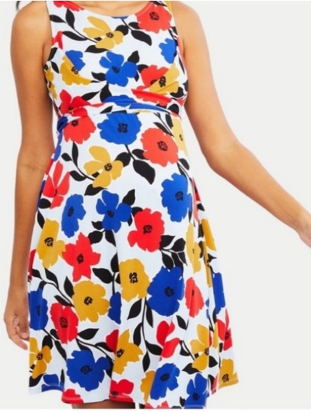 Motherhood Floral Tank Dress SzS